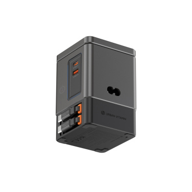 Logotrade promotional merchandise image of: Urban Vitamin Sacramento 105W GAN charger+retractable cables